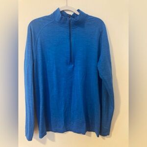 Lululemon 1/4 Zip Blue Size Large